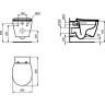 Подвесной унитаз IDEAL STANDARD Connect E814901